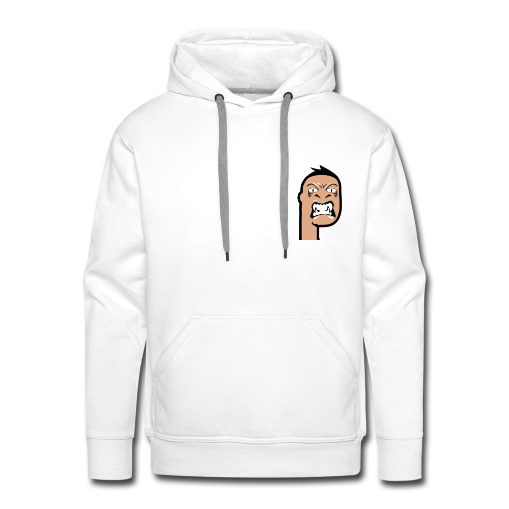 Men’s Premium Hoodie Punktoon - white