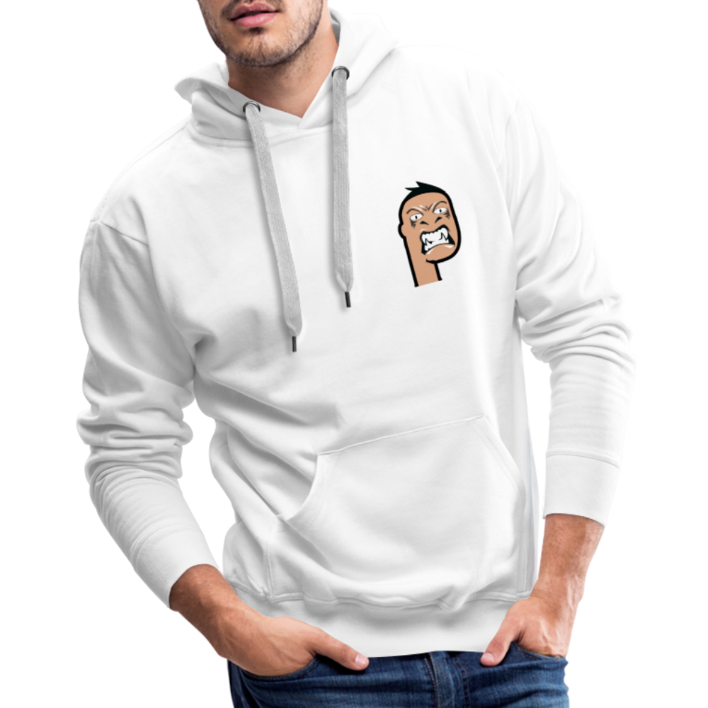 Men’s Premium Hoodie Punktoon - white