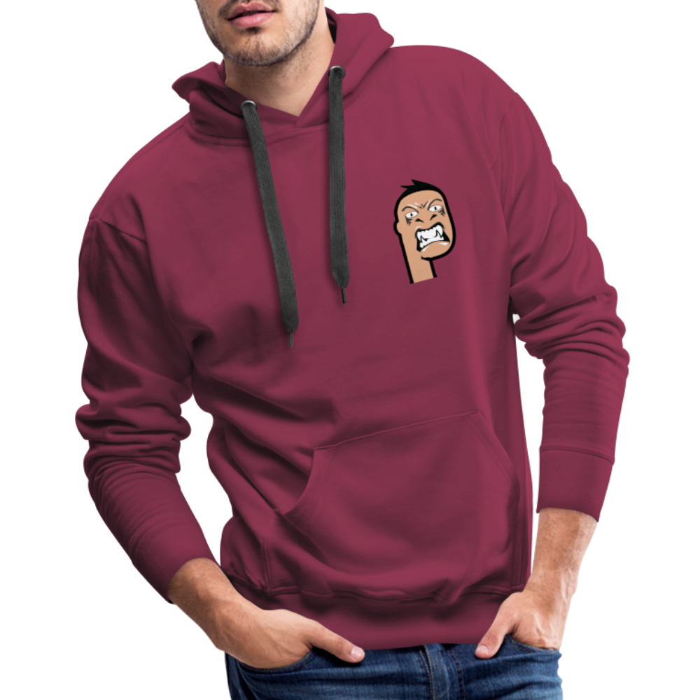 Men’s Premium Hoodie Punktoon - burgundy