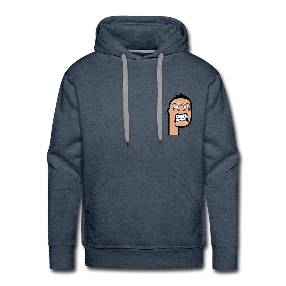 Men’s Premium Hoodie Punktoon - heather denim