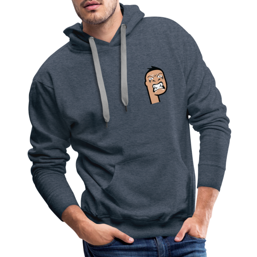 Men’s Premium Hoodie Punktoon - heather denim