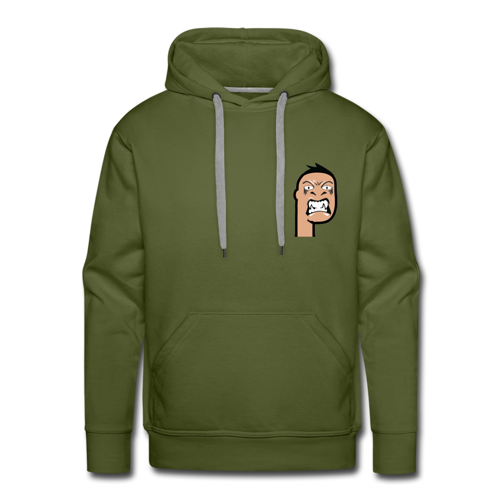 Men’s Premium Hoodie Punktoon - olive green