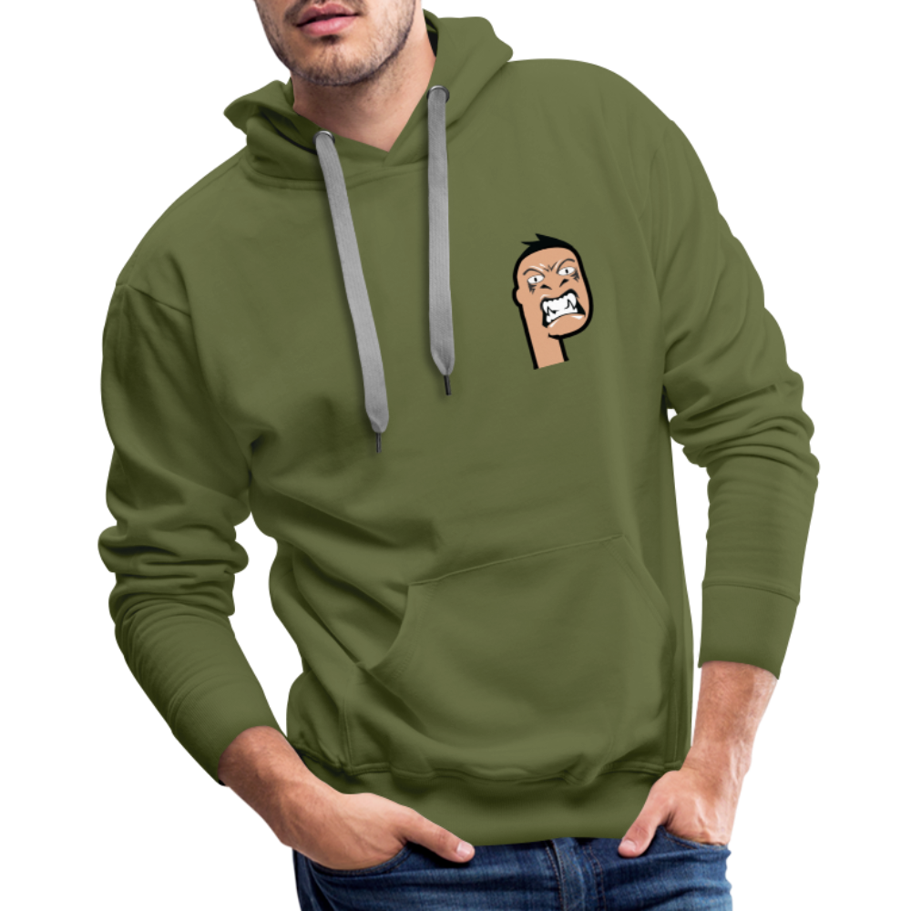 Men’s Premium Hoodie Punktoon - olive green