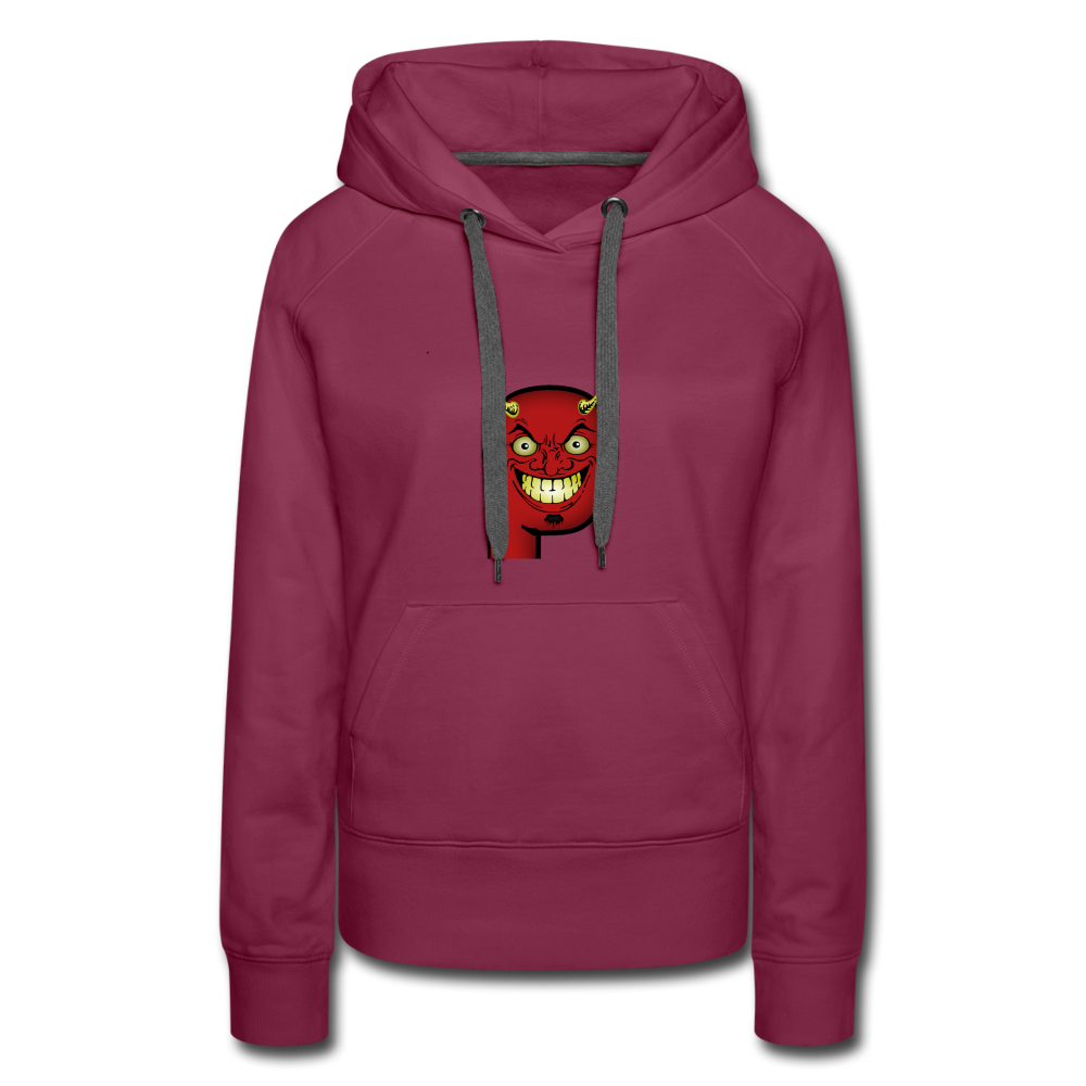 Women’s Devil Hoodie - burgundy