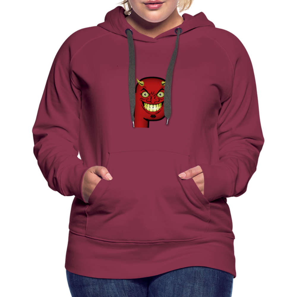 Women’s Devil Hoodie - burgundy