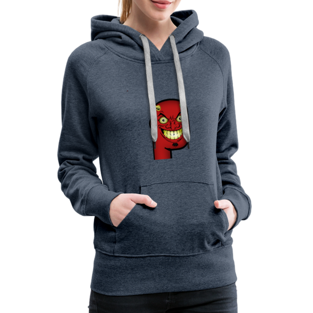 Women’s Devil Hoodie - heather denim