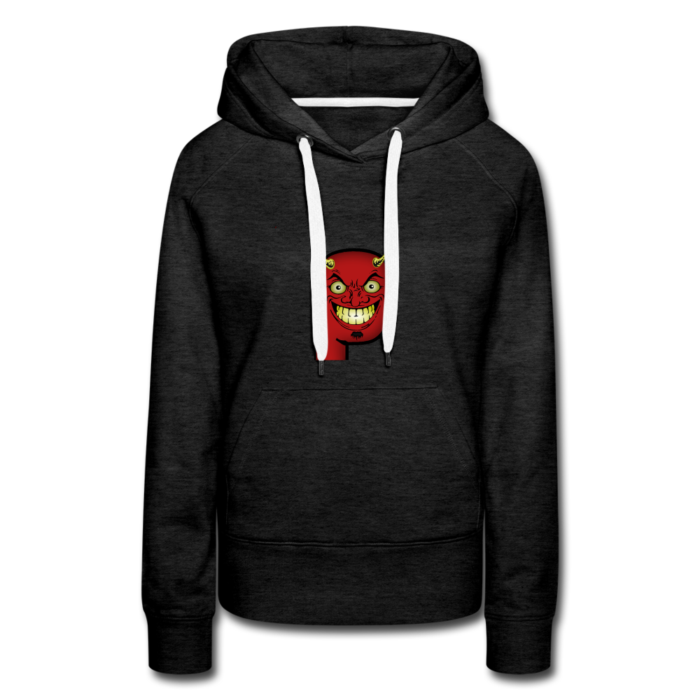 Women’s Devil Hoodie - charcoal grey