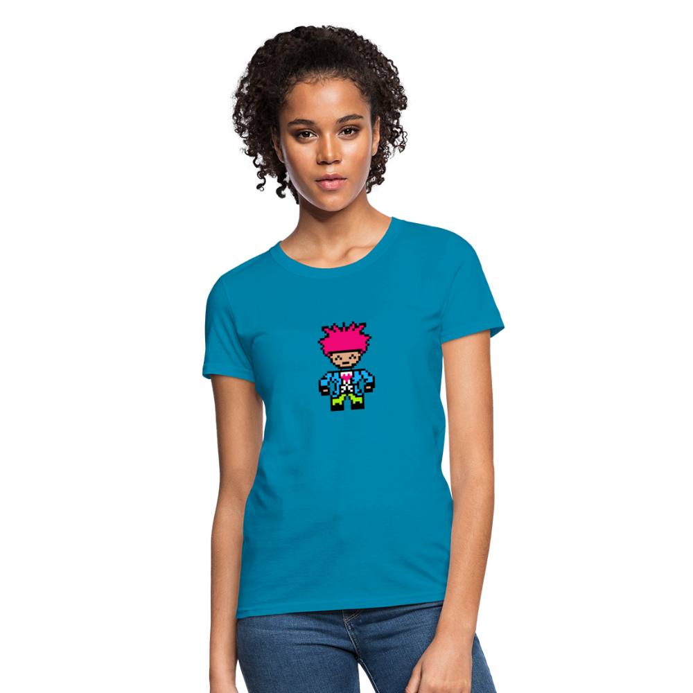 Women's T-Shirt Asbeen - turquoise